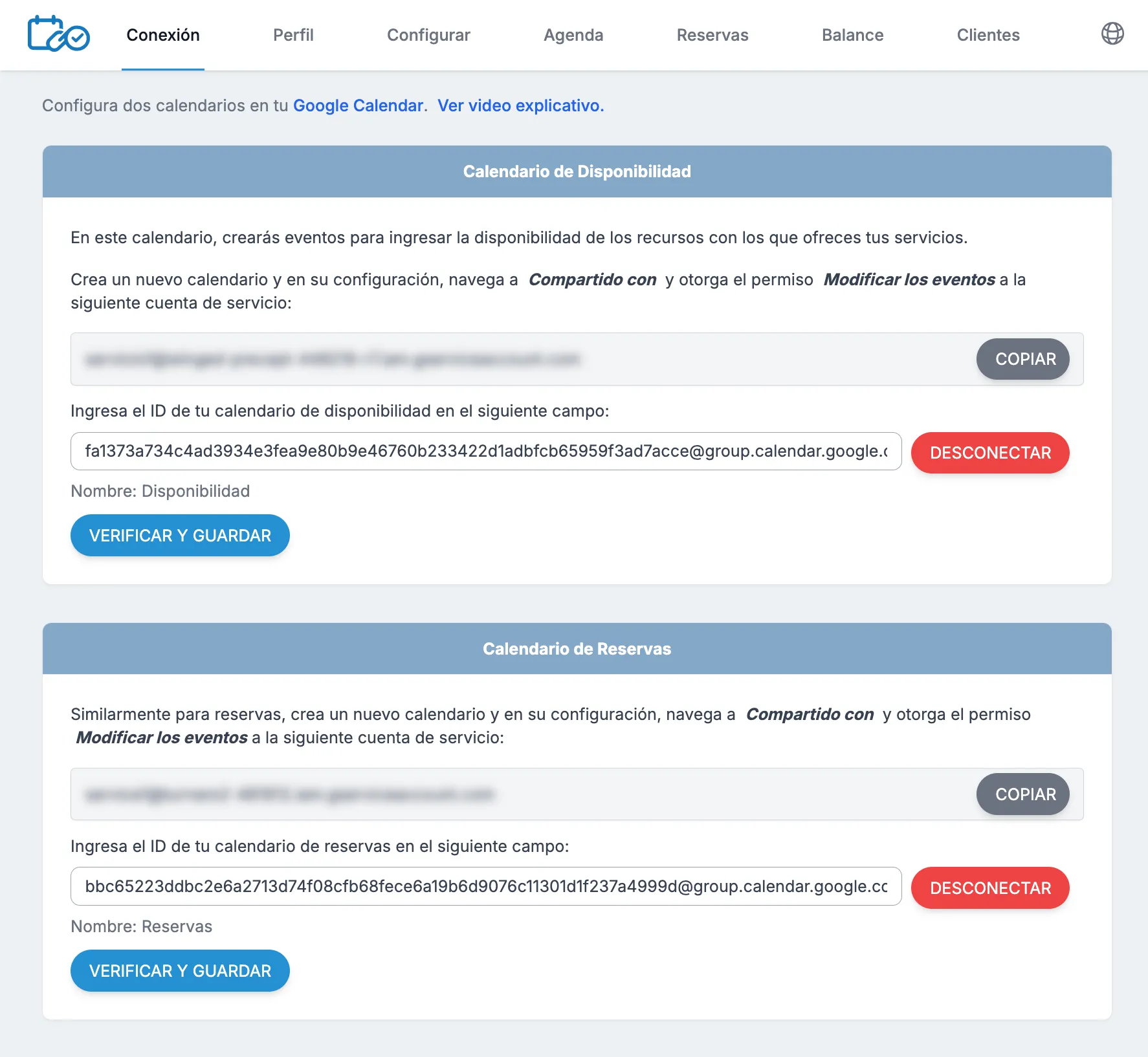 Conecta tu Google Calendar en segundos